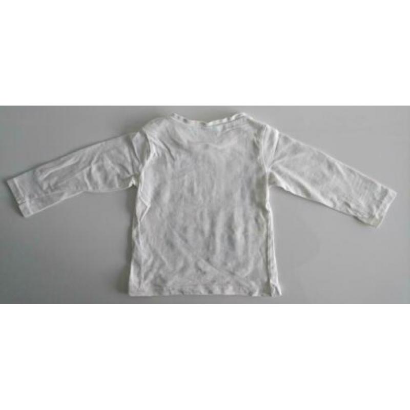 Longsleeve shirtje met lange mouwen Hema maat 74