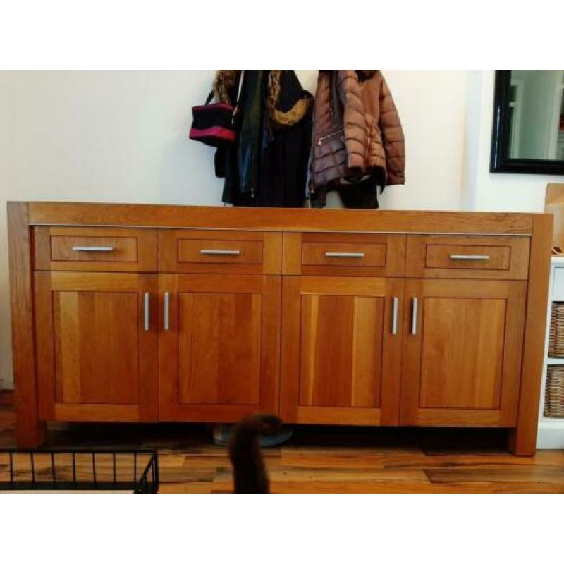 Dressoir, massief eikenhout