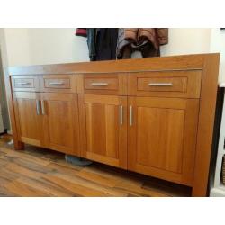 Dressoir, massief eikenhout