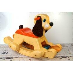 Vintage hobbel hond - Fisher Price