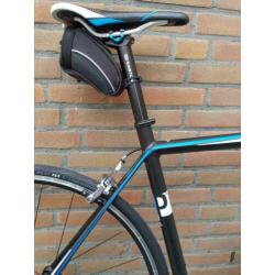 Cube Peloton 2013 zwart/blauw/wit maat 58