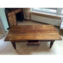 antiek houten salontafel