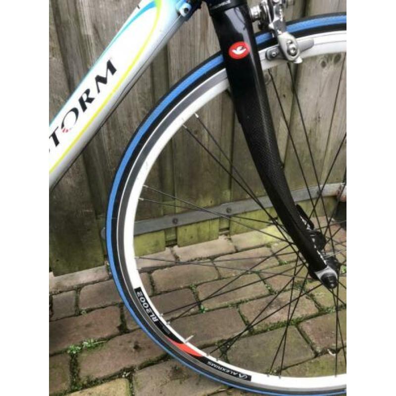 Aluminium-Carbon 57cm racefiets ultegra 30 versnellingen