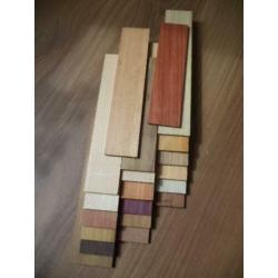 dunne latje plankje 20 soorten inleg bekleding intarsia hout