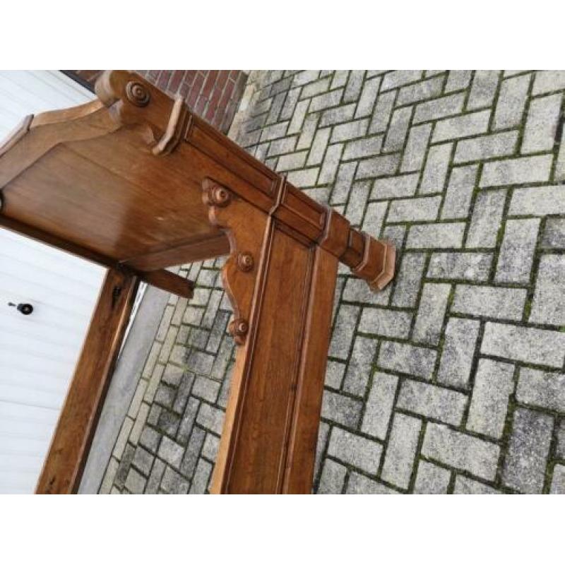 antiek houten Frans wand bed gereserveerd voor Bas