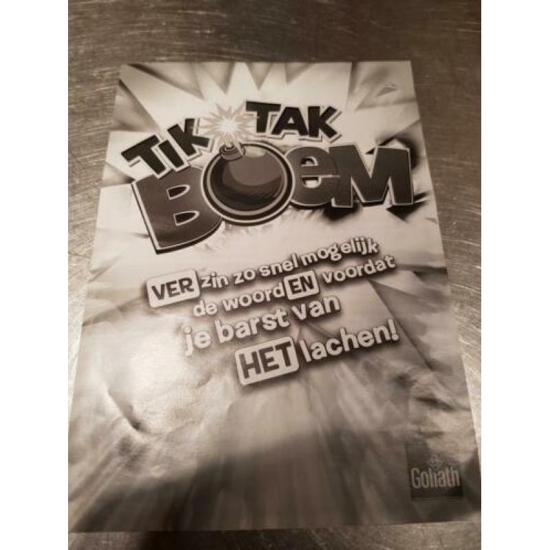 Zgan! TIK TAK BOM WOORDEN SPEL