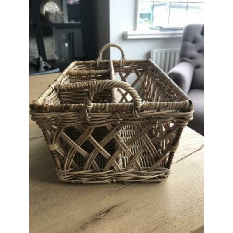 Rechthoekige Rivièra Maison rattan mand