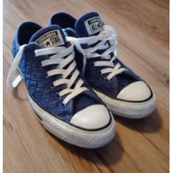 Converse All Star Ox sneakers gympen blauw gevlochten 37