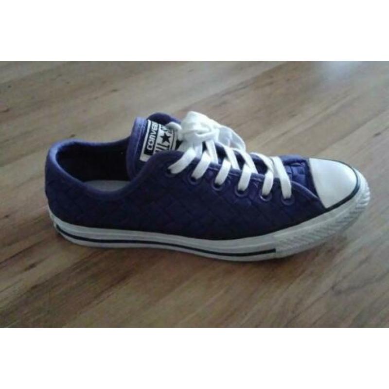 Converse All Star Ox sneakers gympen blauw gevlochten 37