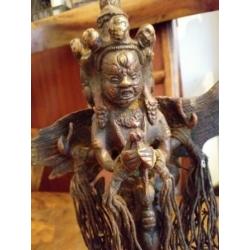 Oude bronzen phurba 34cm (Tibet) uit collect