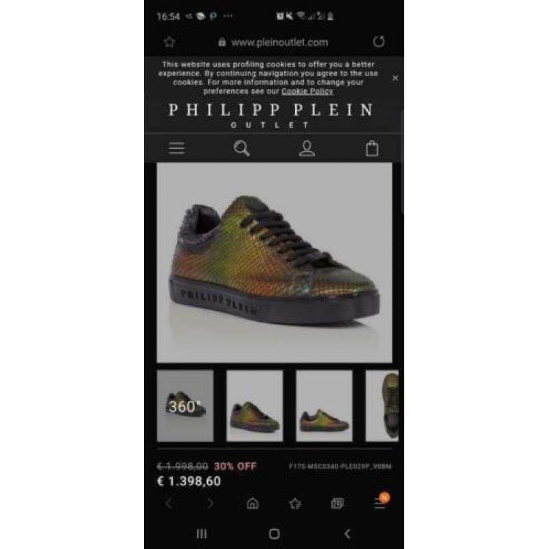 Python leren Philipp plein schoenen nieuw prijs 2000 euro