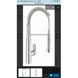 Grohe Chroom Eenhendelkeukenmengkraan K7 Medium nieuw